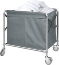 Adoptez un chariot a linge a structure renforcee, avec des elements metalliques