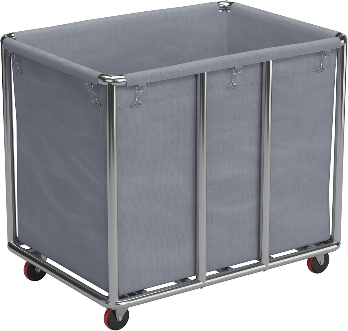 Un chariot a linge combine une conception limitant le bruit avec une finition en acier inoxydable
